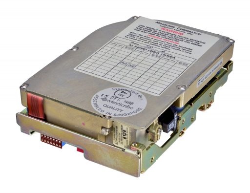 The MiniScribe model 8425 hard drive.