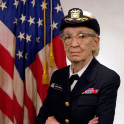 Grace Hopper, an American computer scientist, mathematician, and United States Navy rear admiral, who is sometimes described as "the mother of COBOL".